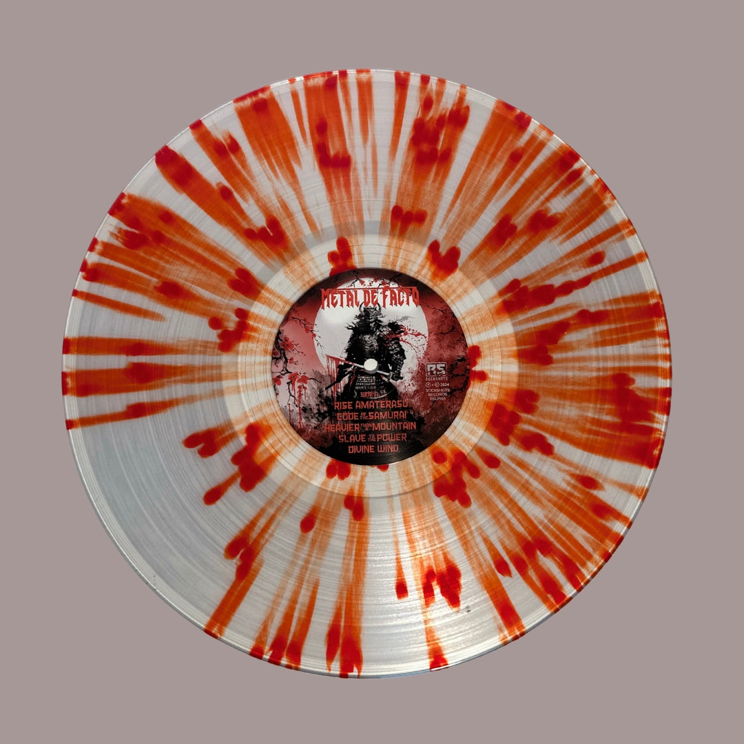 Metal De Facto - Land Of The Rising Sun-Part I (TRASPARENT RED SPLATTER VINYL)