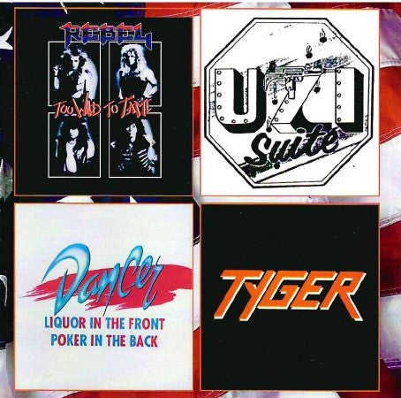 Rebel, Uzi Suite, Uzi Suite, Tyger ‎– Rare Hair Metal America Vol. 1 (CD)